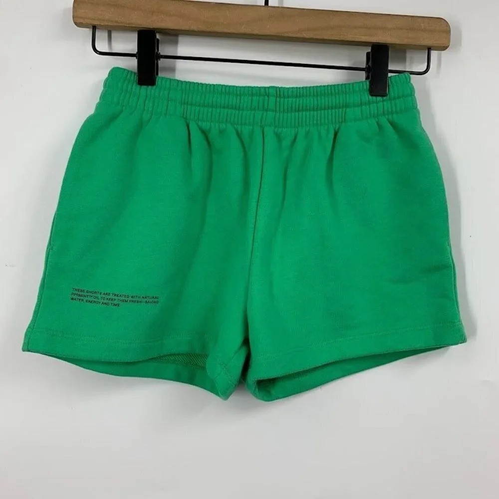 PANGAIA Girl's Green 365 Shorts Organic Cotton French Terry‎ Shorts Size 9/10